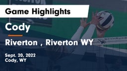 Cody  vs Riverton , Riverton WY Game Highlights - Sept. 20, 2022