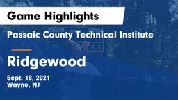 Passaic County Technical Institute vs Ridgewood  Game Highlights - Sept. 18, 2021