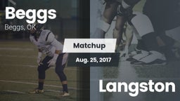 Matchup: Beggs  vs. Langston  2017