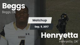 Matchup: Beggs  vs. Henryetta  2017