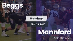 Matchup: Beggs  vs. Mannford  2017
