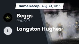 Recap: Beggs  vs. Langston Hughes 2018