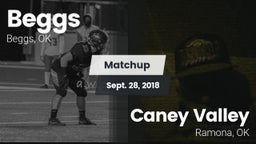 Matchup: Beggs  vs. Caney Valley  2018