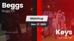 Matchup: Beggs  vs. Keys  2020