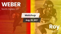 Matchup: WEBER  vs. Roy  2017
