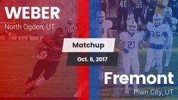 Matchup: WEBER  vs. Fremont  2017