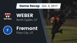 Recap: WEBER  vs. Fremont  2017