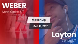 Matchup: WEBER  vs. Layton  2017