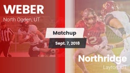 Matchup: WEBER  vs. Northridge  2018