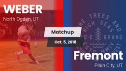 Matchup: WEBER  vs. Fremont  2018