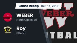 Recap: WEBER  vs. Roy  2019