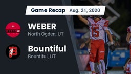 Recap: WEBER  vs. Bountiful  2020