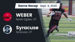 Recap: WEBER  vs. Syracuse  2020