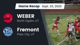 Recap: WEBER  vs. Fremont  2020