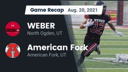 Recap: WEBER  vs. American Fork  2021