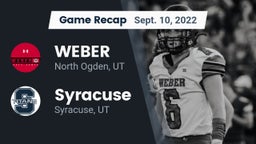 Recap: WEBER  vs. Syracuse  2022