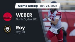 Recap: WEBER  vs. Roy  2022