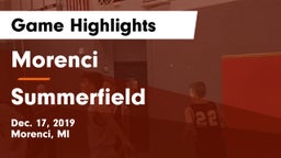 Morenci  vs Summerfield  Game Highlights - Dec. 17, 2019