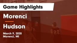 Morenci  vs Hudson  Game Highlights - March 9, 2020