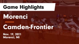 Morenci  vs Camden-Frontier Game Highlights - Nov. 19, 2021