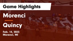 Morenci  vs Quincy  Game Highlights - Feb. 14, 2023