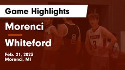 Morenci  vs Whiteford  Game Highlights - Feb. 21, 2023