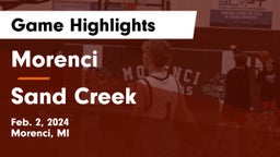 Morenci  vs Sand Creek  Game Highlights - Feb. 2, 2024