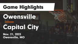 Owensville  vs Capital City   Game Highlights - Nov. 21, 2023
