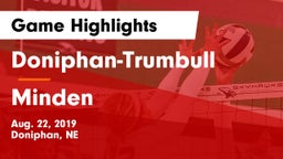 Doniphan-Trumbull  vs Minden  Game Highlights - Aug. 22, 2019