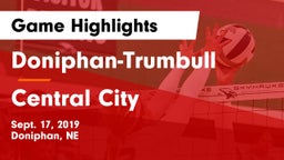 Doniphan-Trumbull  vs Central City  Game Highlights - Sept. 17, 2019
