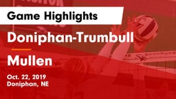 Doniphan-Trumbull  vs Mullen  Game Highlights - Oct. 22, 2019