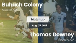 Matchup: Buhach Colony High vs. Thomas Downey  2017