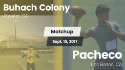 Matchup: Buhach Colony High vs. Pacheco  2017