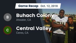 Recap: Buhach Colony  vs. Central Valley  2018