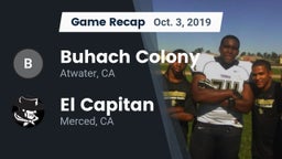 Recap: Buhach Colony  vs. El Capitan  2019