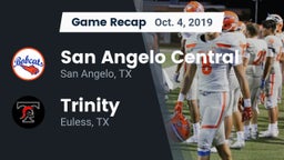 Recap: San Angelo Central  vs. Trinity  2019