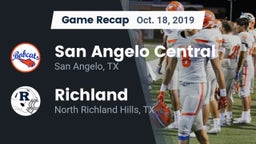 Recap: San Angelo Central  vs. Richland  2019