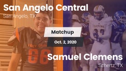 Matchup: San Angelo Central vs. Samuel Clemens  2020