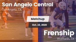 Matchup: San Angelo Central vs. Frenship  2020