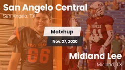 Matchup: San Angelo Central vs. Midland Lee  2020