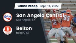 Recap: San Angelo Central  vs. Belton  2022