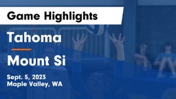 Tahoma  vs Mount Si  Game Highlights - Sept. 5, 2023