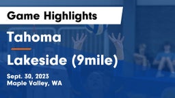 Tahoma  vs Lakeside (9mile) Game Highlights - Sept. 30, 2023