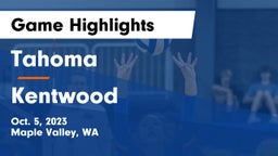Tahoma  vs Kentwood  Game Highlights - Oct. 5, 2023
