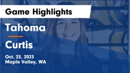 Tahoma  vs Curtis  Game Highlights - Oct. 23, 2023