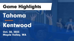 Tahoma  vs Kentwood  Game Highlights - Oct. 30, 2023