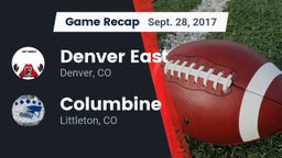 Recap: Denver East  vs. Columbine  2017