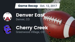 Recap: Denver East  vs. Cherry Creek  2017