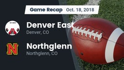 Recap: Denver East  vs. Northglenn  2018