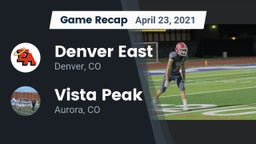Recap: Denver East  vs. Vista Peak  2021